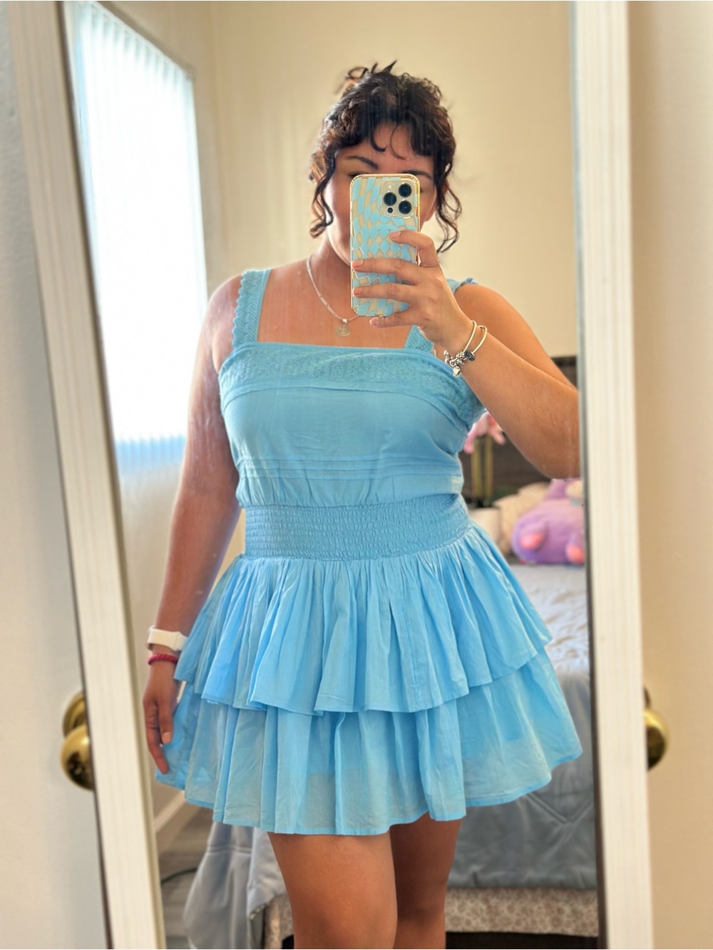 Forever 21 Light Blue Mini Dress